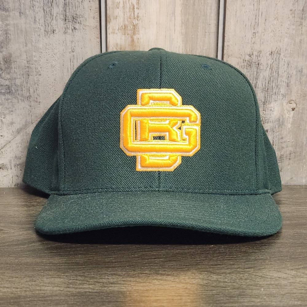 Green Bay Packers Hat Cap Snapback Green Yellow Mitchell & Ness Retro Throwback